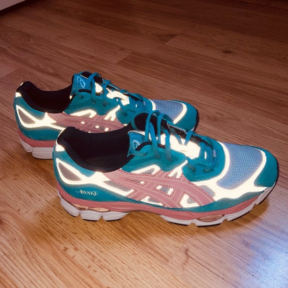NWOT Sold Out ASICS Awake NY x Gel NYC Teal Pink Mens Unisex Sneakers 9 / 10.5 - Picture 3 of 13
